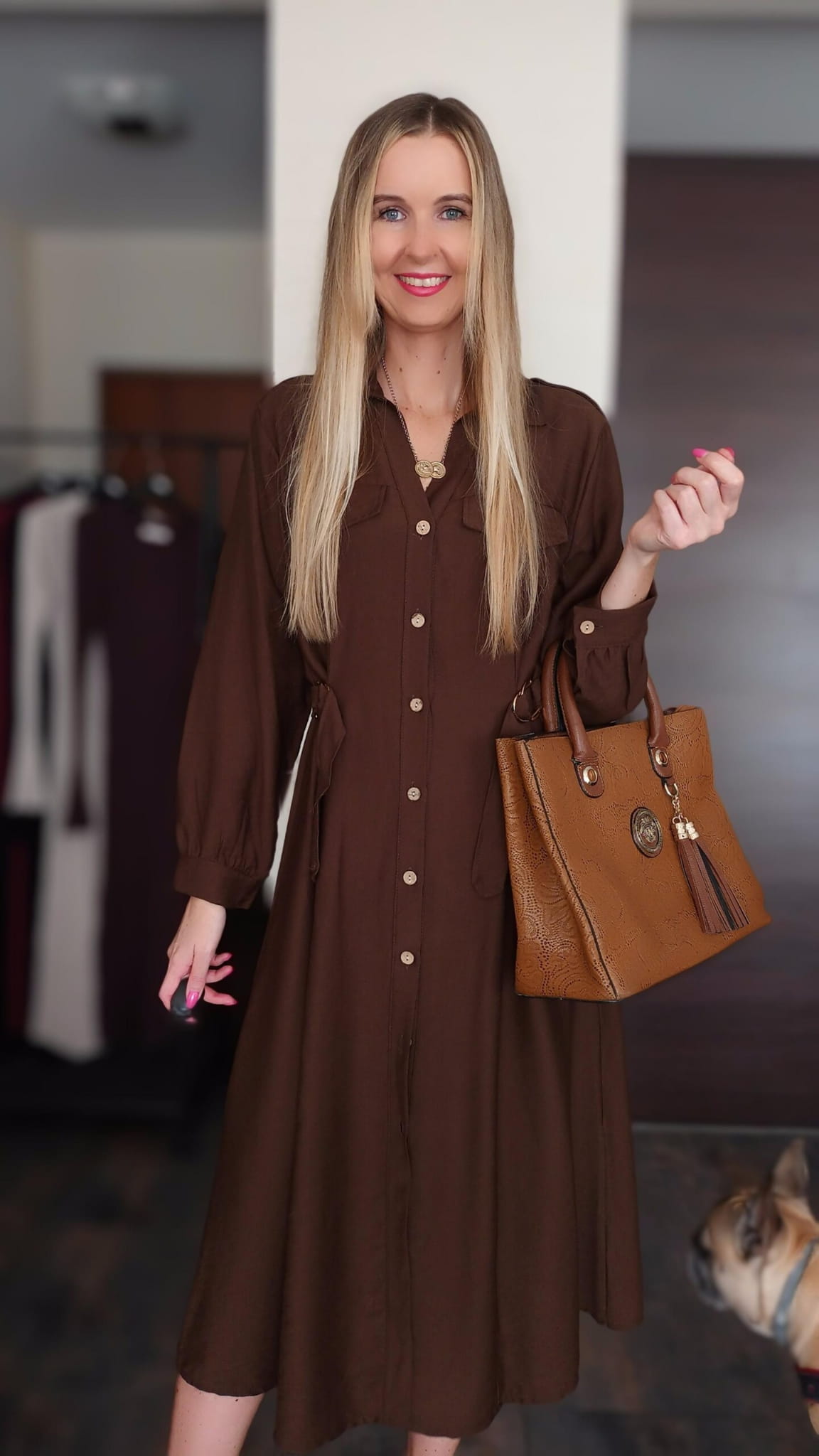 sukienka-midi-szmizjerka-rozpinana-brazowa-czekoladowa-wiskoza