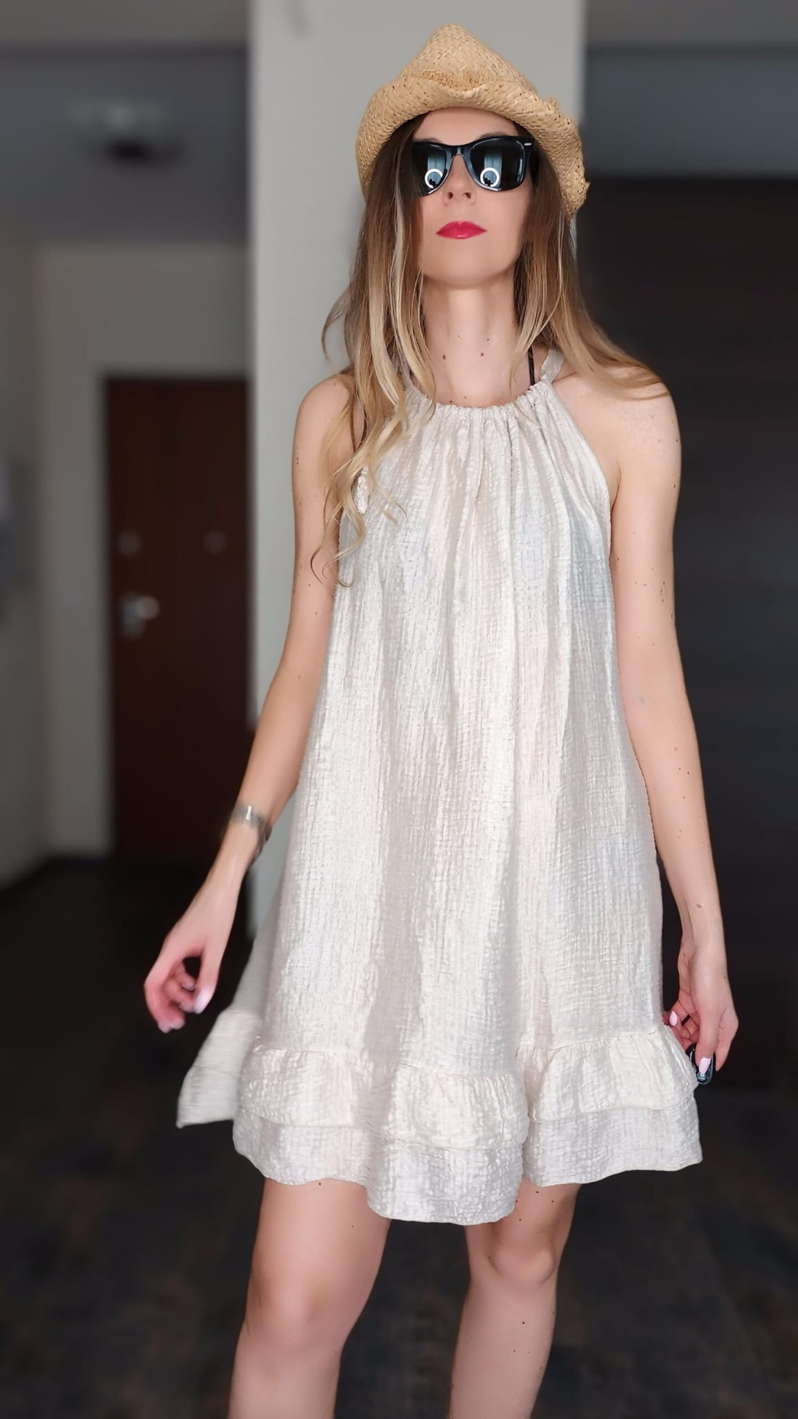 letnia-wiskozowa-luzna-sukienka-niebieska-bezowa-wiazana-na-szyje (5) (Copy)