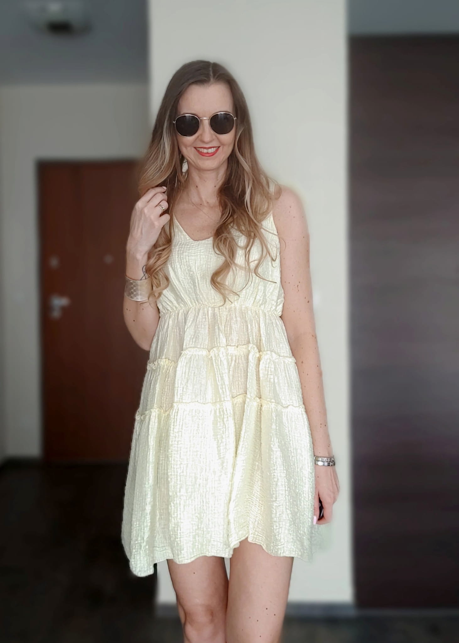 Sukienka-mini-zolty-masełkowy-kokardki (12)