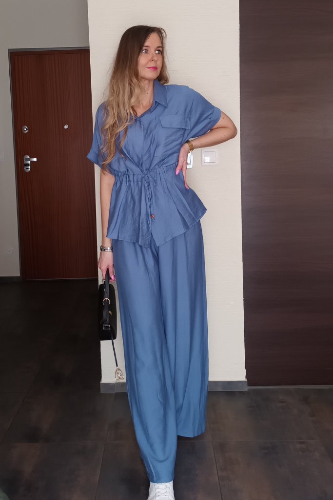 wiskozowy-komplet-niebieski-jeans-koszula-spodnie-dla-wysokiej-kobiety